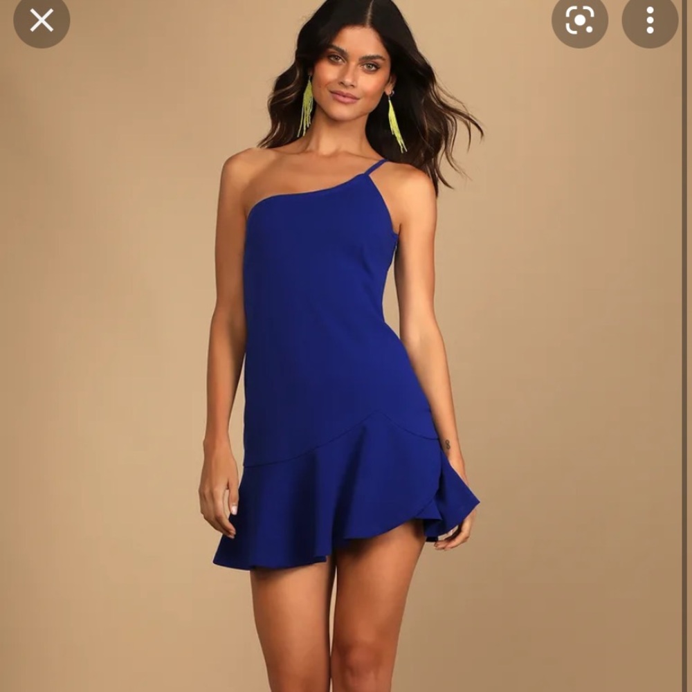 Cobalt blue dress